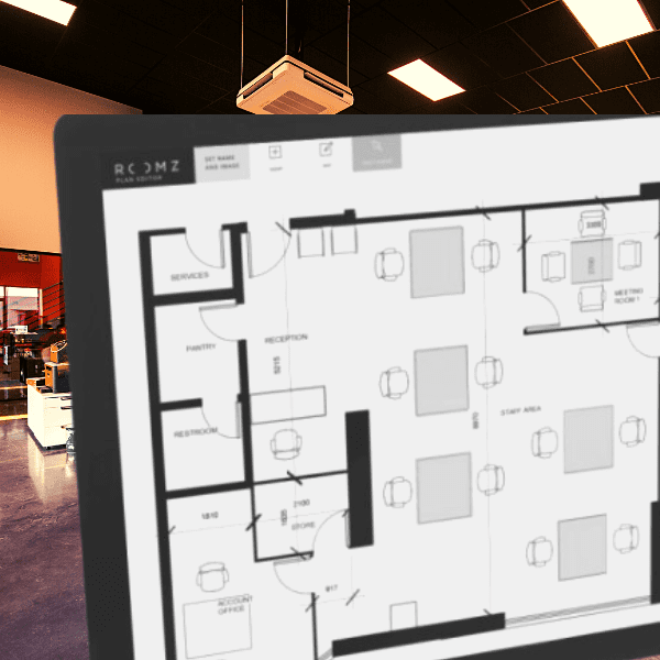 L'application Digital Floorplans