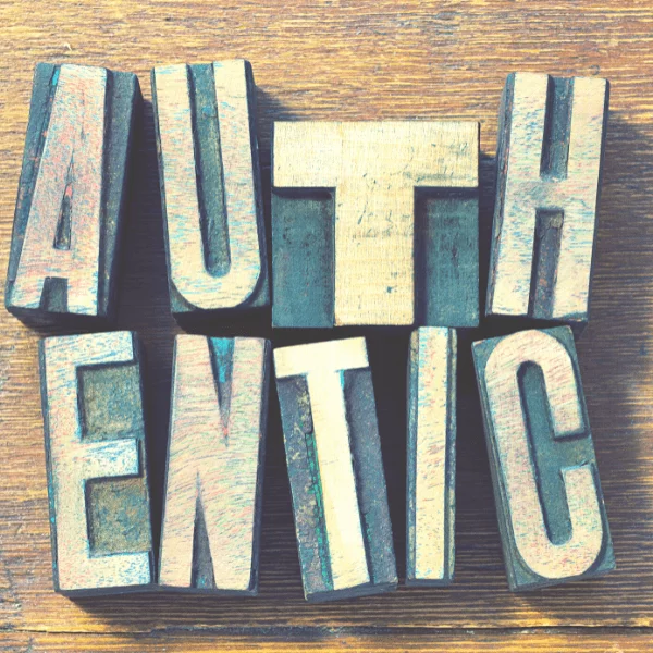 Sécurité et authenticité Image sur laquelle nous observons le mot