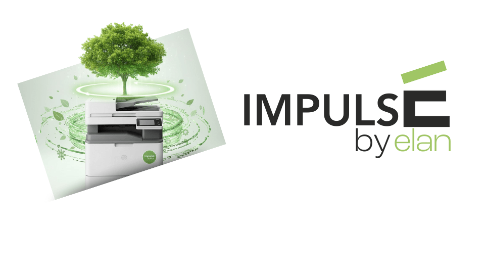 Imprimante reconditionnée et logo Impulse